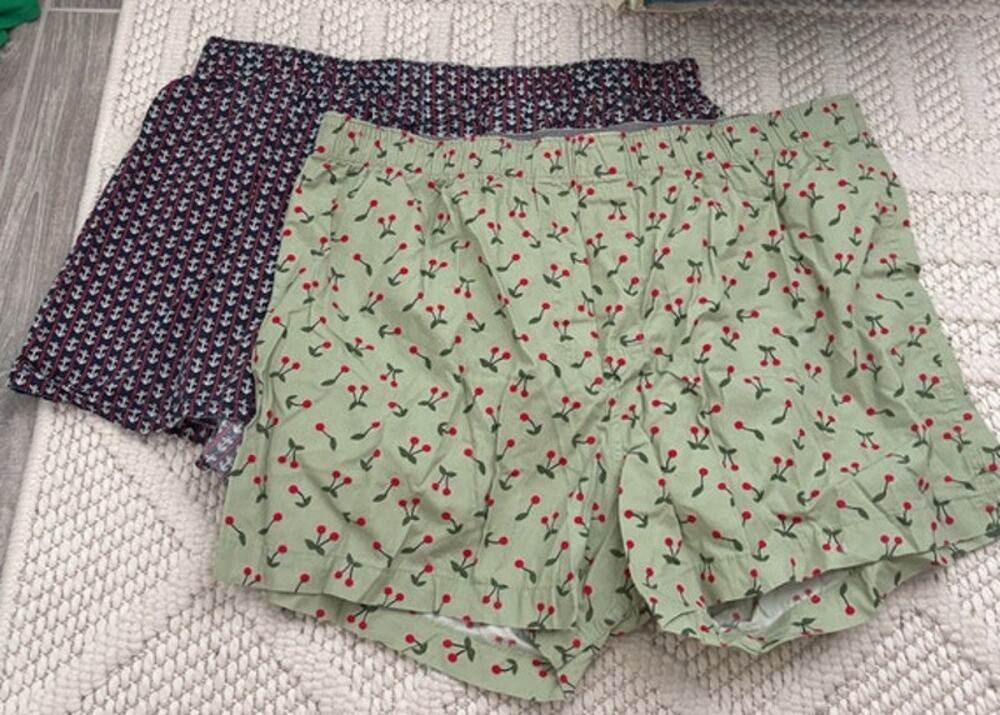 J.Crew Mens Boxer Shorts Size XL Set of 2 100% Cotton